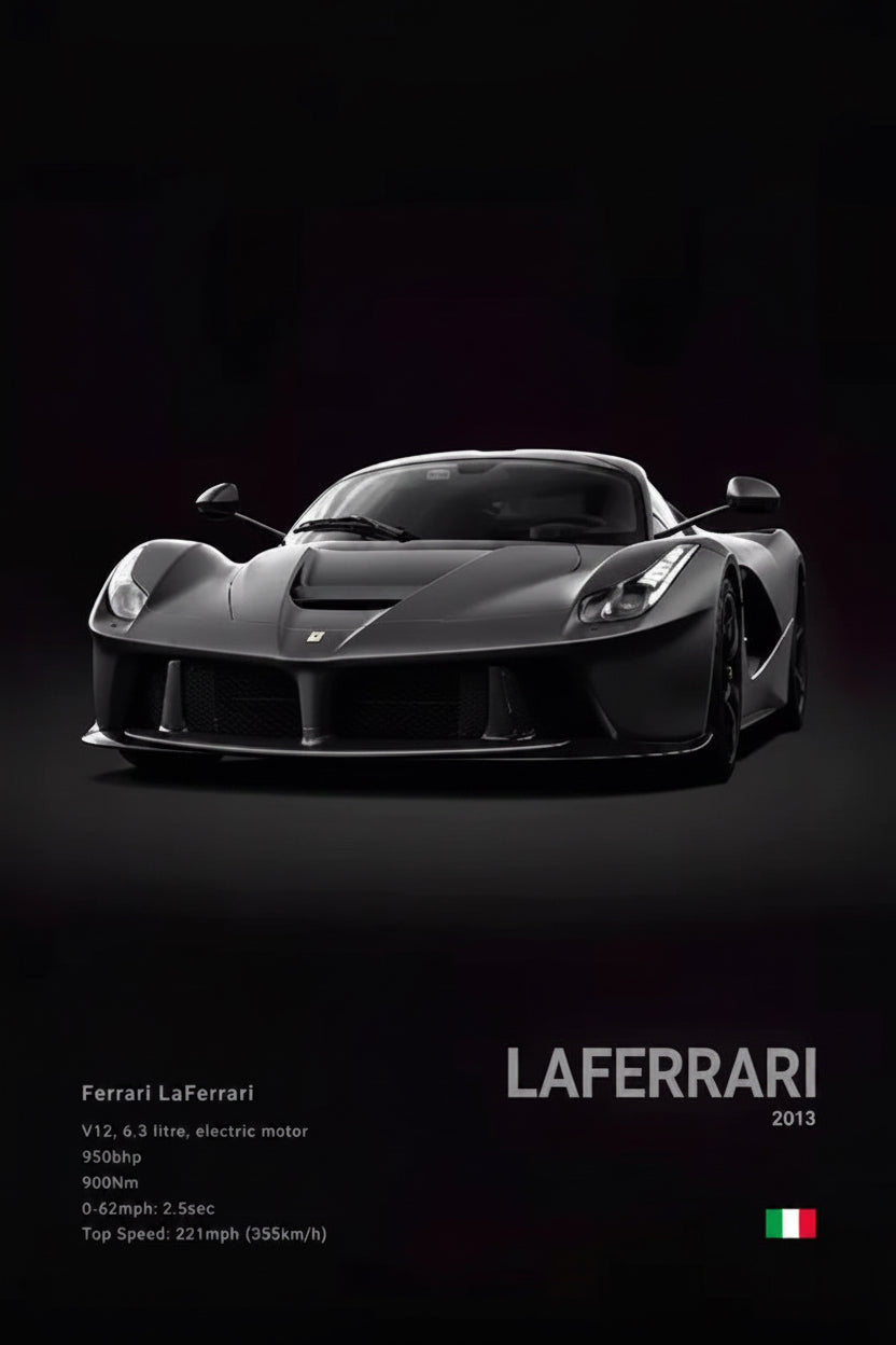 Frameless Famous Cars 918 GT3 G63 STO SLS Canvas Wall Art Print Poster Modern Home Decor Unframed Birthday Gift for Car Enthusia