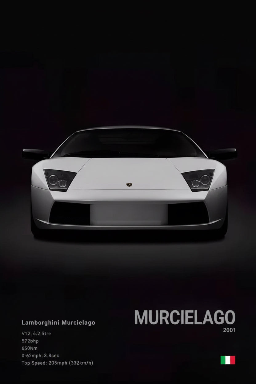 Póster de Coche Deportivo – Negro